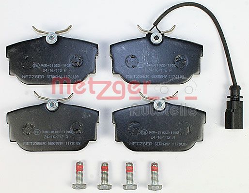 METZGER 1170109 Bremsbelagsatz, Scheibenbremse